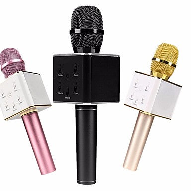 Wireless Mini Microphone Karaoke Player Party Home KTV Singing Record Bluetooth Speaker