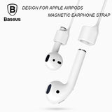 Baseus Magnetic Strap For Apple Airpods Bluetooth Earphone Silicone Anti Lost Strap Loop String Rope For Air Pods Headset