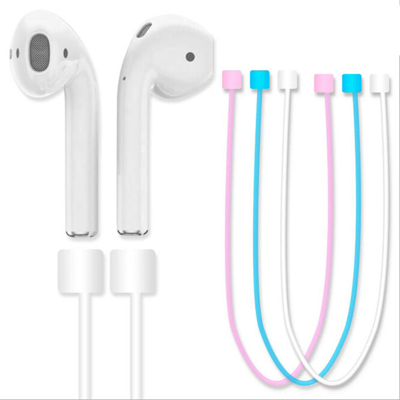 For Bluetooth Headphones Sports Silicone Wire Anti Lost Rope  for iPhone 7 Plus Air Pods