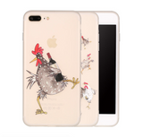 Cartoon Rooster Case For iPhone