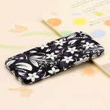 360 Degree Full Body Protector Phone Cases For iPhone 6 6s Plus Cover Fashion 3D Crystal Embossed Matte Flower Case + Glass Film