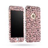 6 6s Floral 360 Case For Iphone 5 5s SE 6 6s Plus Fashion Flower Floral Leopard Full Coverage Front Case Back Cover + Glass Film