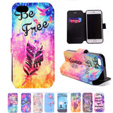 Flip Wallet Style Leather Phone Case For iPhone 7 6 6S Plus 5 5S