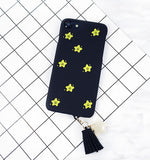 Stars Tassel Pendant Case For iphone 7 6 6S Plus