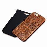 Natural Wood Phone Case for iPhone 7 6 6s 5 5s