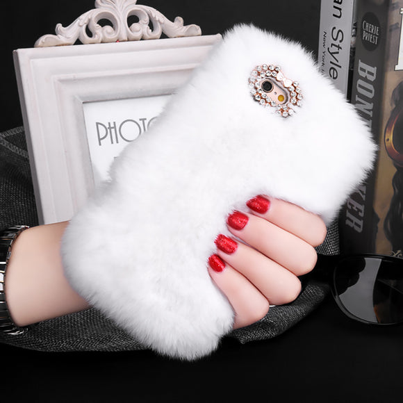 fluffy Winter Phone Cover Case for 5 5s 6 6S 4.7