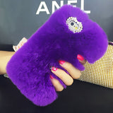 fluffy Winter Phone Cover Case for 5 5s 6 6S 4.7" 6 Plus 6S Plus 5.5"