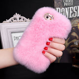 fluffy Winter Phone Cover Case for 5 5s 6 6S 4.7" 6 Plus 6S Plus 5.5"