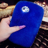 fluffy Winter Phone Cover Case for 5 5s 6 6S 4.7" 6 Plus 6S Plus 5.5"