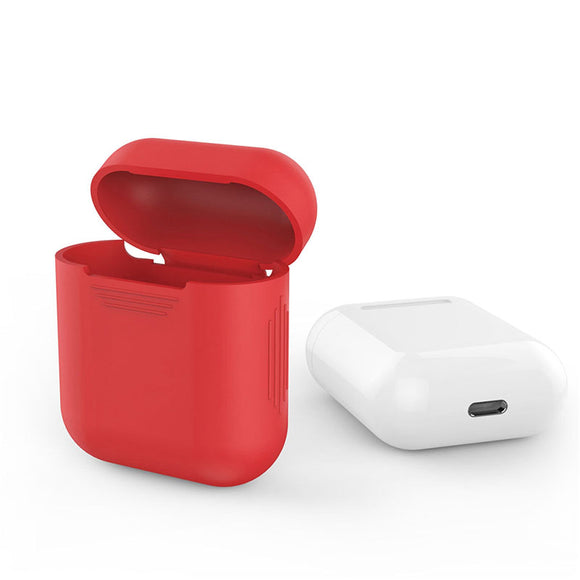 1 pcs For Apple Airpods Silicone Case Protective Cover Pouch Anti Lost Protector Elegant Sleeve Fundas Air Pods Earphone Case