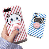 3D Cute Squishy Cat Phone Cases for iPhone 7 6 6S Plus
