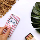 3D Cute Squishy Cat Phone Cases for iPhone 7 6 6S Plus