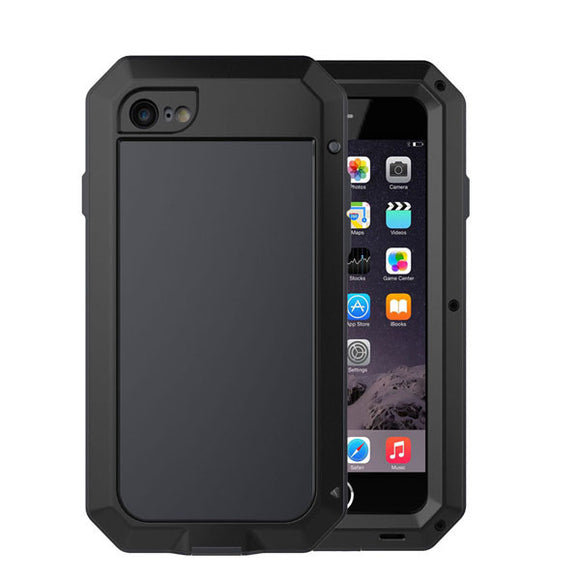 Heavy Duty Protection Case for iPhone 7 6 6s + Glass Screen Film