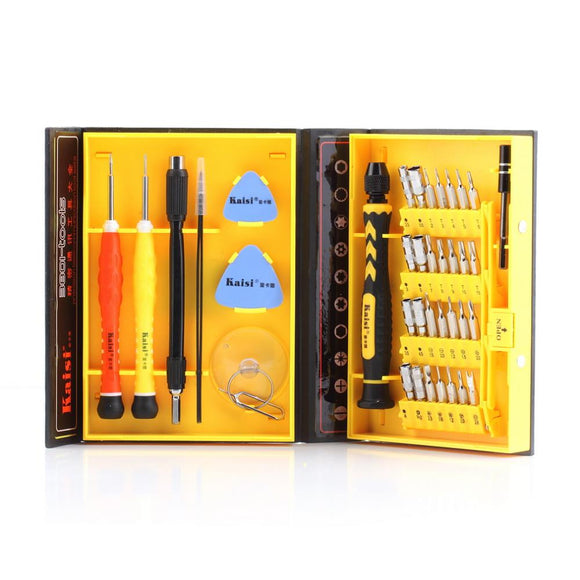 38 in 1 Screwdrivers Kit Kaisi multipurpose Precision Opening Repair Phone Tools Set for iPhone 4/4s/5 For Samsung For iPad