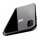 iPhone X Case Hard Back Crystal Clear