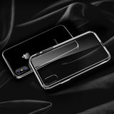 iPhone X Case Hard Back Crystal Clear