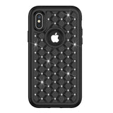 iPhone X Case Silicone Shell 3 in 1 Hard Cover ( FREE Screen Protective Film )