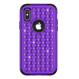 iPhone X Case Silicone Shell 3 in 1 Hard Cover ( FREE Screen Protective Film )
