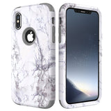 iPhone X Case Marble Cover ( FREE Screen Protector Film )