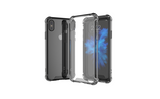 Clear Back Case for iPhone X Slim Cover Hard PC Back+TPU Bumper Corner Cushion Shockproof
