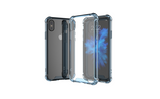 Clear Back Case for iPhone X Slim Cover Hard PC Back+TPU Bumper Corner Cushion Shockproof