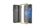 Clear Back Case for iPhone X Slim Cover Hard PC Back+TPU Bumper Corner Cushion Shockproof