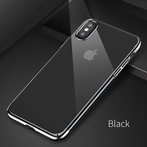 Baseus Plating Case For iPhone X Ultra Thin Electroplating Hard PC Back Cover Case