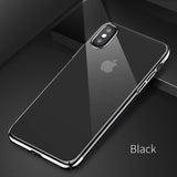 Baseus Plating Case For iPhone X Ultra Thin Electroplating Hard PC Back Cover Case