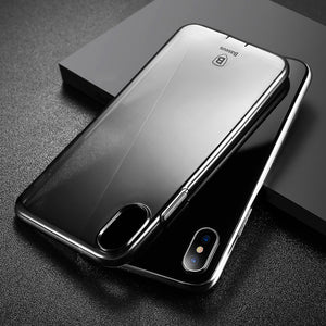 Baseus Dirt-resistant Case For iPhone X Ultra Thin Clear Soft TPU Silicone Cover Case For iPhone X