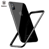 Baseus Bumper Case For iPhone X Shockproof Frame Cover Case For iPhoneX Hard PC & Soft TPU Protective Border Case Coque