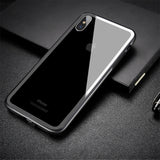 Baseus Bumper Case For iPhone X Shockproof Frame Cover Case For iPhoneX Hard PC & Soft TPU Protective Border Case Coque