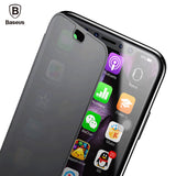 Baseus Slim Flip Case For iPhone X 360 Full Body Protective TPU Case