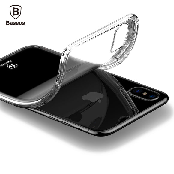 Baseus Soft TPU Silicone Case For iPhone X Ultra Thin Slim