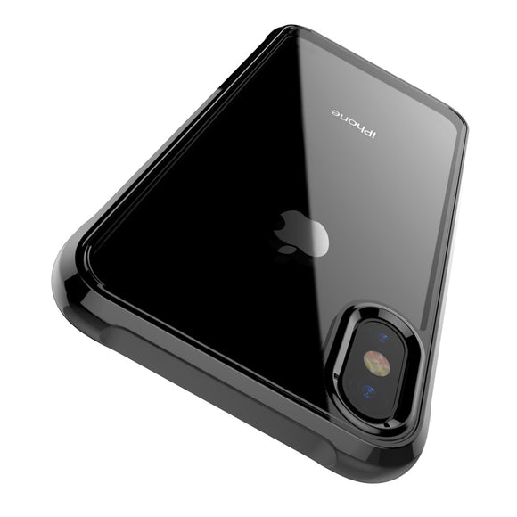 iPhone X Case reinforced Corners on PC+TPU bumper ( FREE Screen Protective Film )