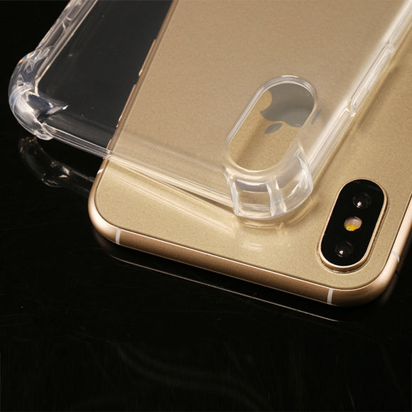 iPhone X Case Transparent Crystal Clear Silicone Protection