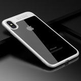 ARTISOME Ultra Thin Case For iPhone X Cases Soft Silicone Frame PC Transparent Hard Back Cover For iPhone X Phone Case Coque