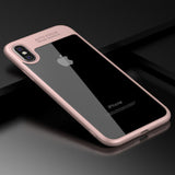 ARTISOME Ultra Thin Case For iPhone X Cases Soft Silicone Frame PC Transparent Hard Back Cover For iPhone X Phone Case Coque