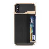iPhone X Case with Card Holder Wallet