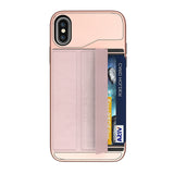 iPhone X Case with Card Holder Wallet