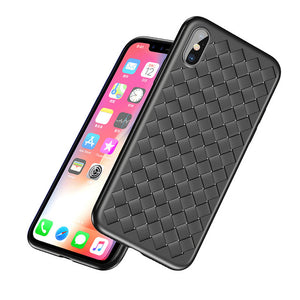 Baseus Weave Case For iPhone X Luxury Ultra Thin Slim