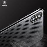 Baseus Breath Case For iPhone X Luxury Ultra Thin Slim Funda PC & TPU Back Protective Cover Case For iPhone X