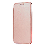 iPhone X Case Slim PU Leather Folio Flip Case with Card Slot & Clear Soft TPU