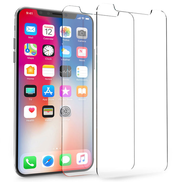 Tempered Glass Screen Protector Film Guard Protection for iPhone X